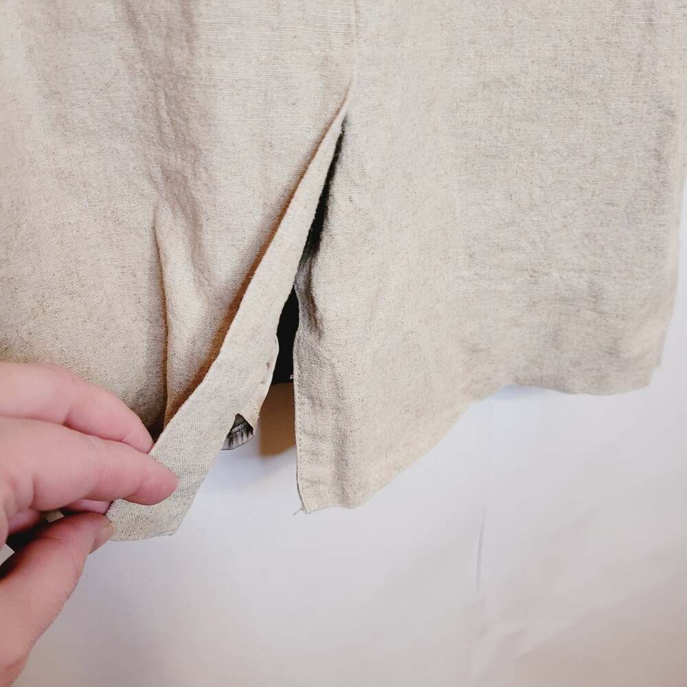 Anthropologie Maeve linen drawstring waist sheath dress Size 0 Coastal Organic - Picture 8 of 11